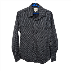 Scotch & Soda Men's Black Patterned Shirt
